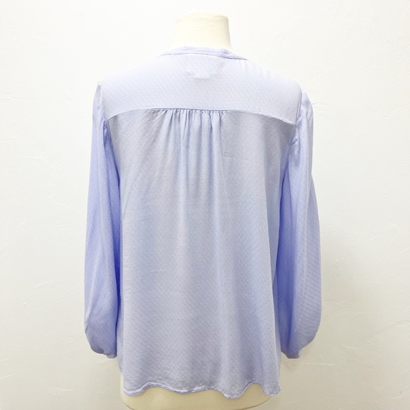 2/$20!!!! Maeve Anthro Periwinkle Pintuck Peasant Blouse Size 8 - Picture 3 of 8